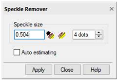 CAD drafting Removing “Speckle” 9