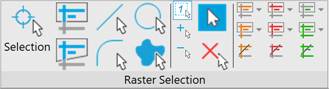 CAD software Selection of Data in Raster Images 1
