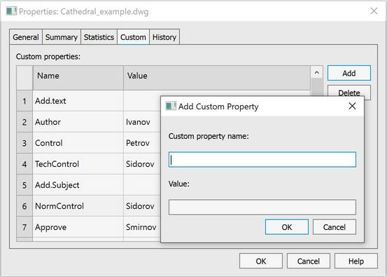 CAD drawing Drawing Properties 8