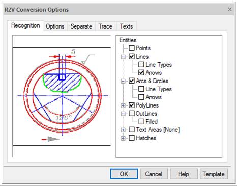 CAD drafting Recognition tab 0