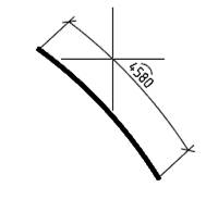 CAD drawing Arc Length 11