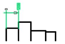 CAD drawing Baseline Dimension 11