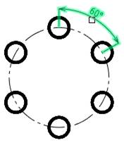 CAD drawing Baseline Dimension 14