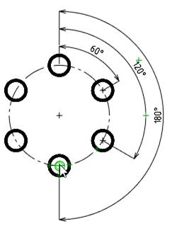 CAD software Baseline Dimension 16