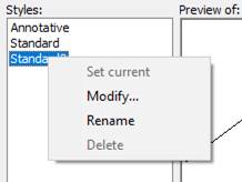 CAD software Multileader Style Manager 7