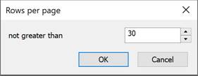 CAD software Interface of the Table Editor Dialog 31
