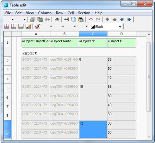 CAD drawing Grouping and Merging Cells 8