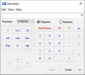 CAD software Calculator 10