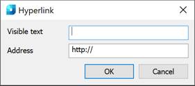 CAD drawing Input Field Context Menu 2
