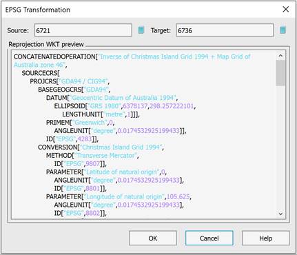 CAD software Recalculation of Coordinates 10