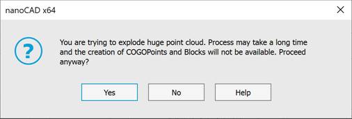 CAD software Exploding a Cloud into Points 7