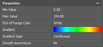 CAD drawing Mesh Coloring by Height 8
