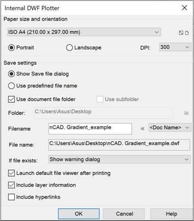 CAD software Plotter Settings 7