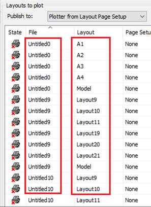 CAD drawing Batch Plot 14