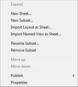 CAD drawing Sheet Set Tree Elements 8